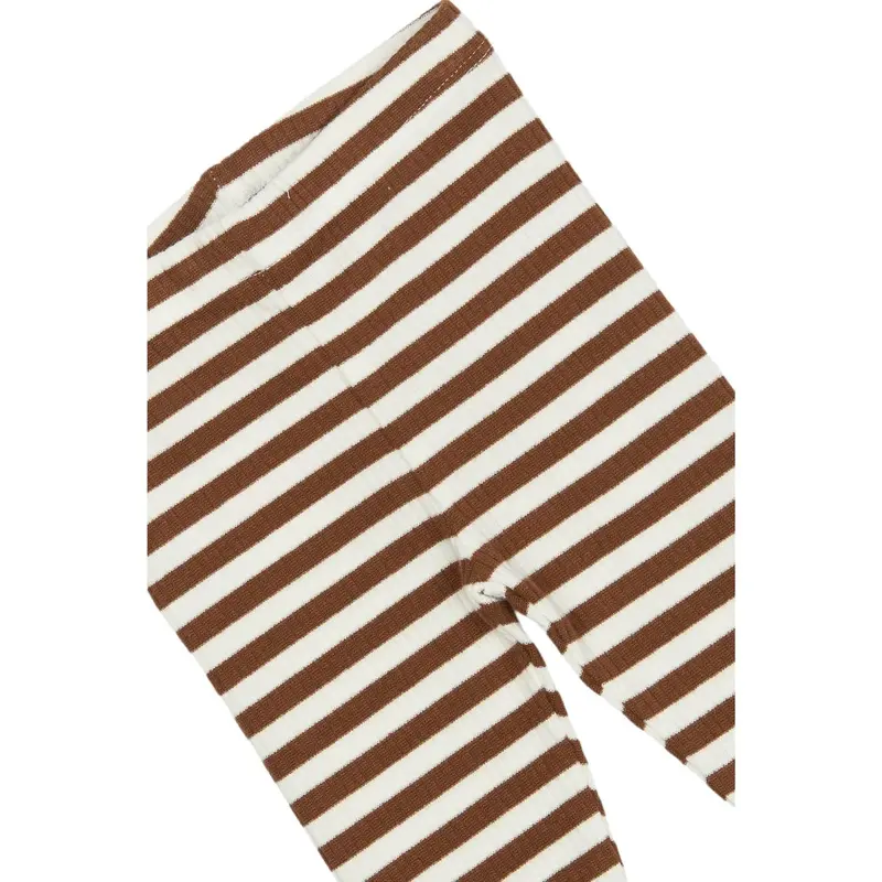The New Siblings Toffee Striped Tnsbfro Rib Leggings 2