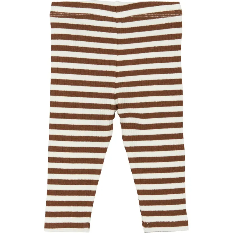 The New Siblings Toffee Striped Tnsbfro Rib Leggings 3