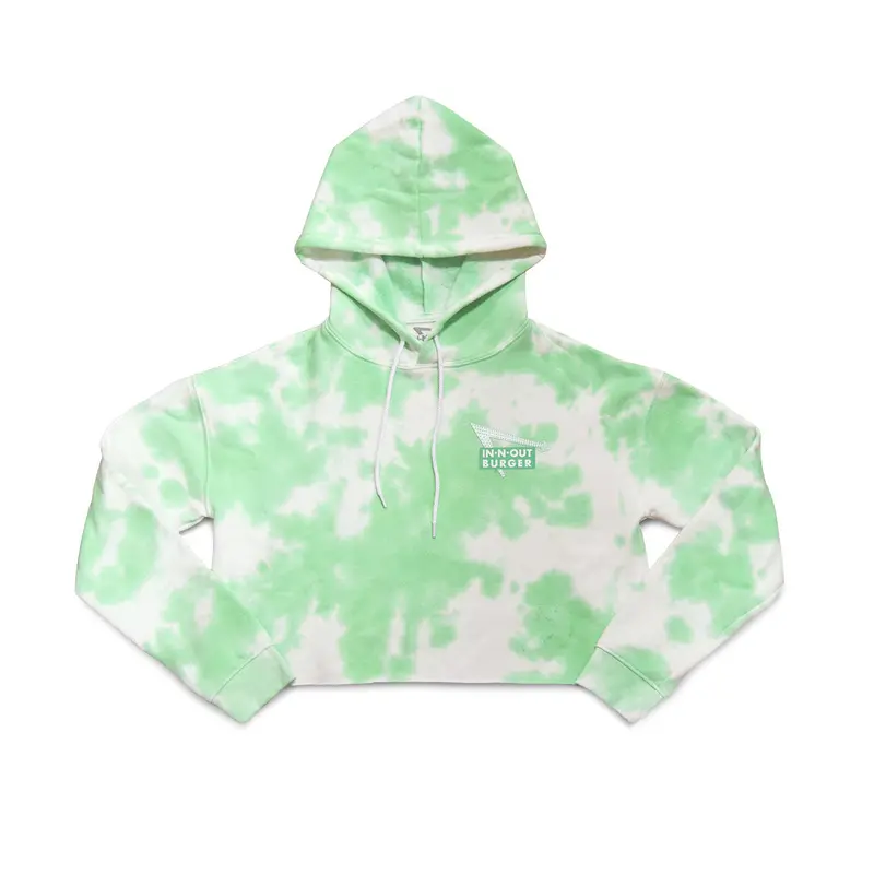 Tie Dye Cropped Hoodie 1