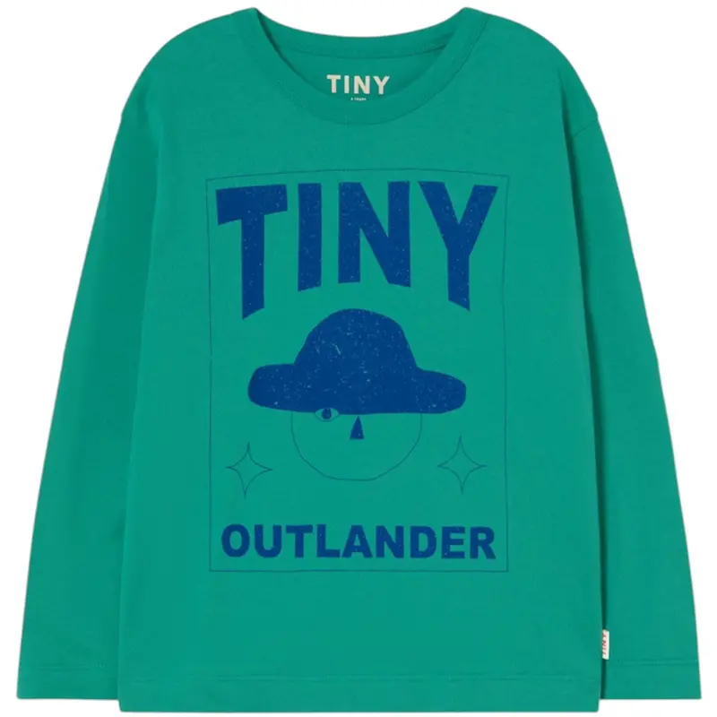 Tinycottons Emerald Outlander Graphic Sleeve Bluse 1