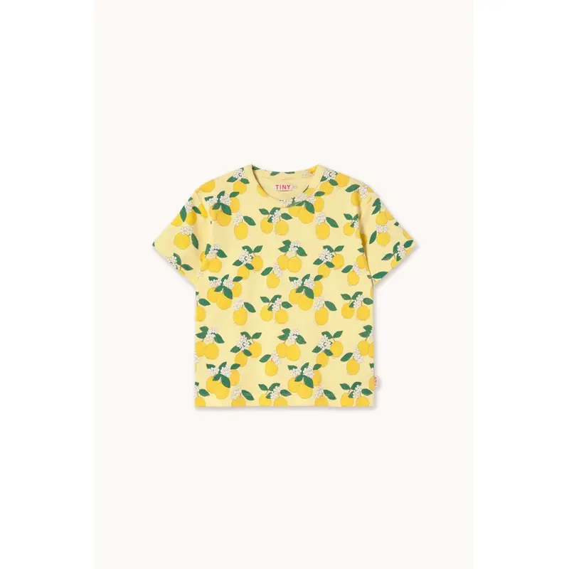 Tinycottons Mellow Yellow Oranges Rib Tee 1