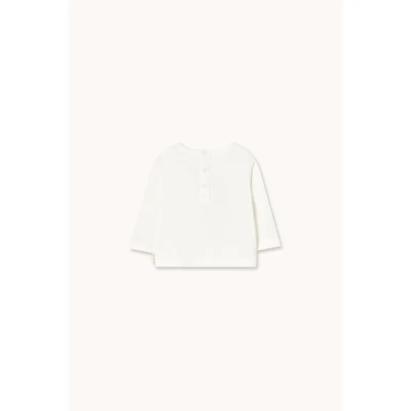 Tinycottons Off-White Tiny Dog Graphic Baby Bluse 2
