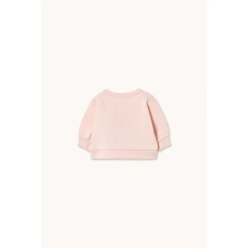 Tinycottons Pastel Pink Red Dog Baby Sweatshirt 3