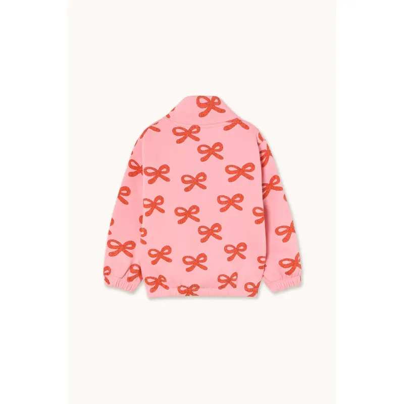 Tinycottons Pink Worms Mockneck Sweatshirt 3