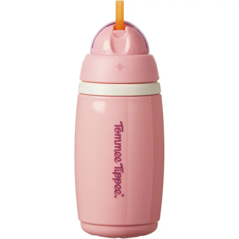 Tommee Tippee Insulated Drikkedunk Sugerør 12M+ 266 Ml - Girl 1