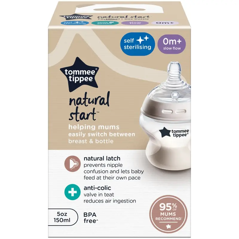 Tommee Tippee Natural Start 1X 150Ml Baby Flaske 2