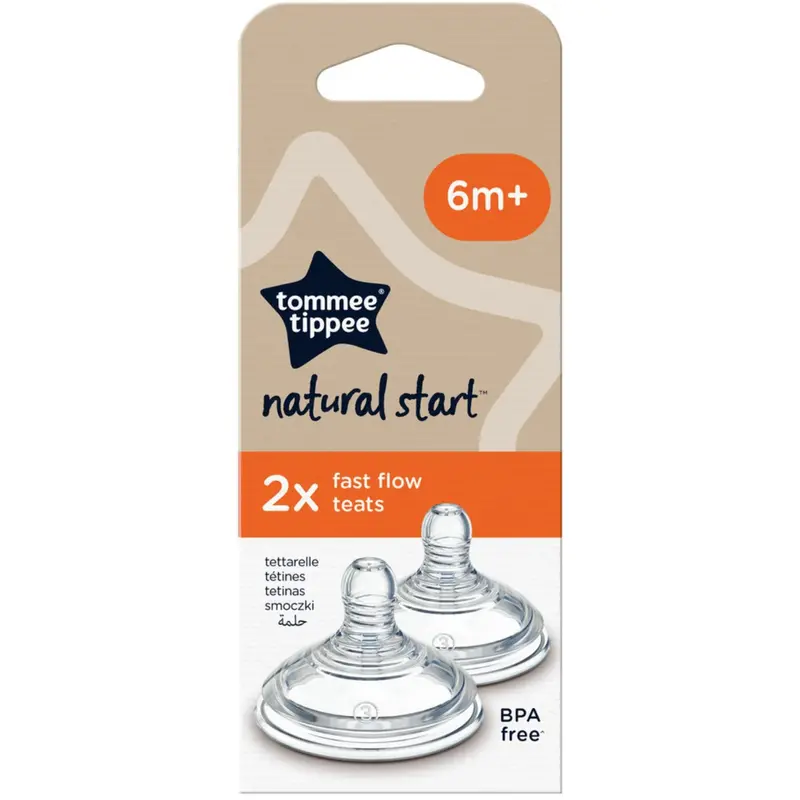 Tommee Tippee Natural Start 2X Fast Flow Flaskesut 2