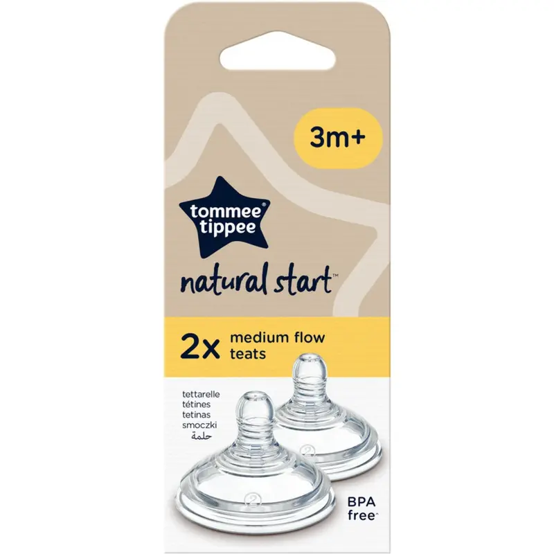 Tommee Tippee Natural Start 2X Medium Flow Flaskesut 2