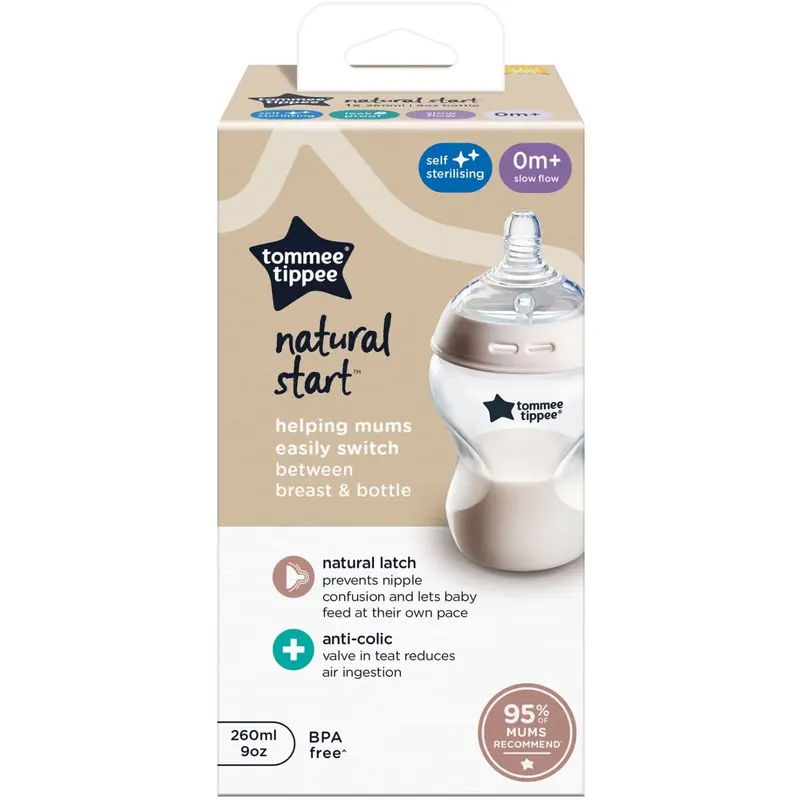 Tommee Tippee Natural Start Baby Flaske 1 X 260 Ml 2