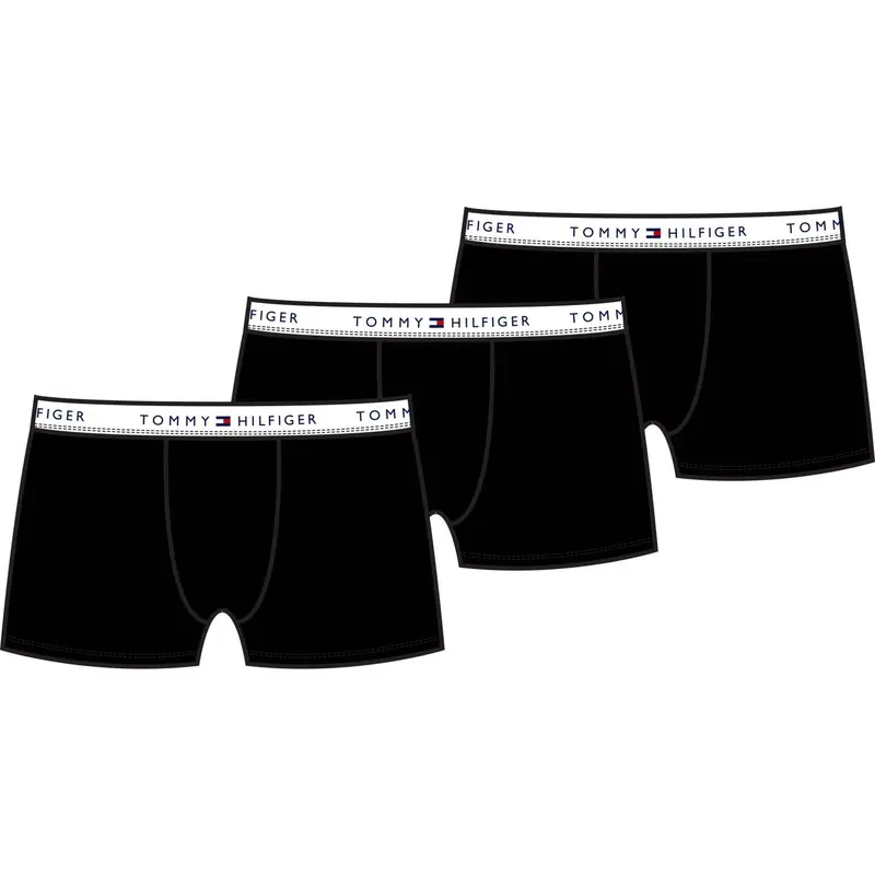 Tommy Hilfiger Black / Black / Black 3P Trunk 1