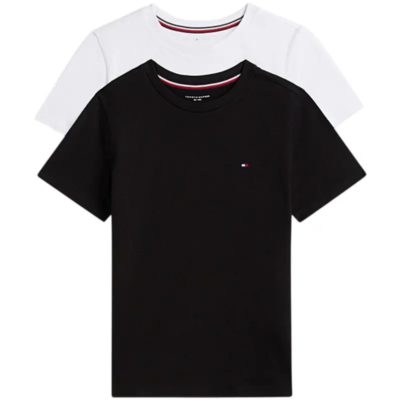 Tommy Hilfiger Black / White 2 Pk Ss Tee 1