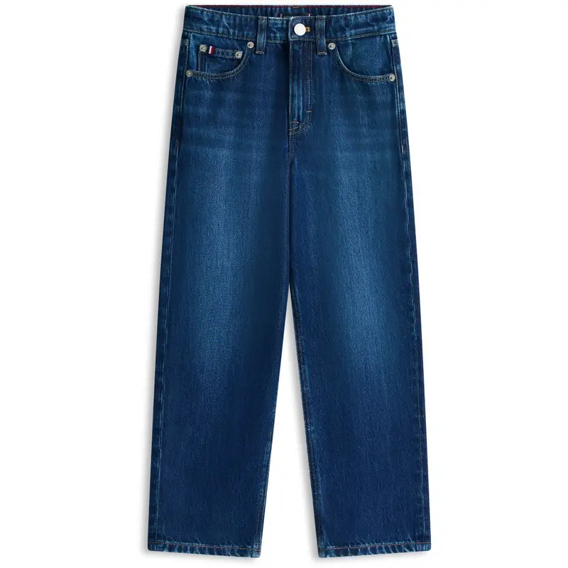 Tommy Hilfiger Darkused Barrel Dark Blue Jeans 1