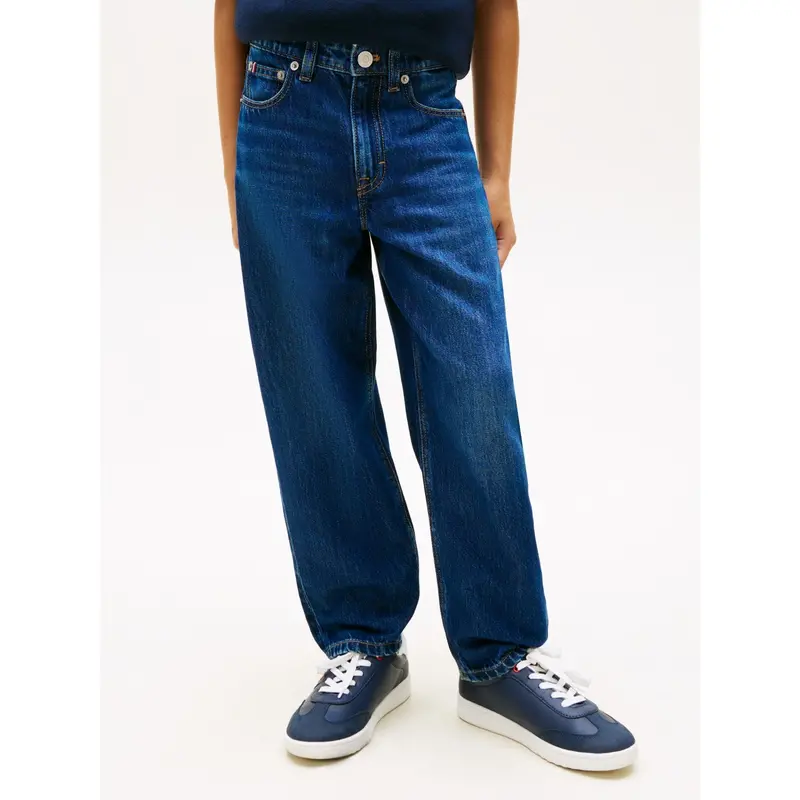 Tommy Hilfiger Darkused Barrel Dark Blue Jeans 3