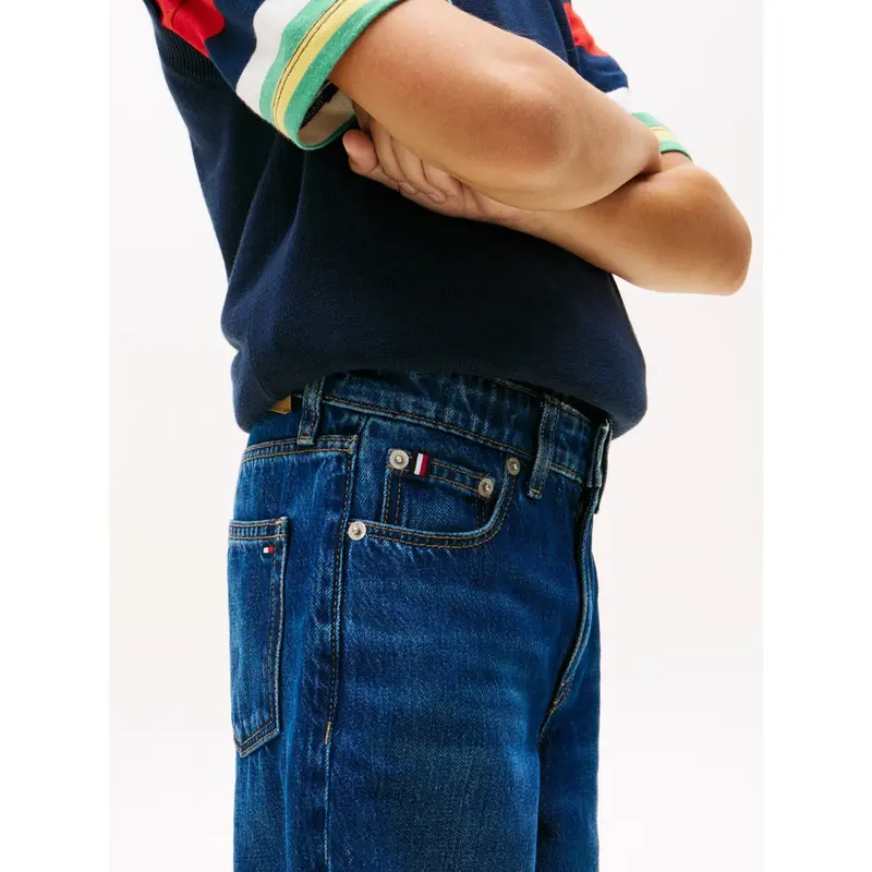 Tommy Hilfiger Darkused Barrel Dark Blue Jeans 4