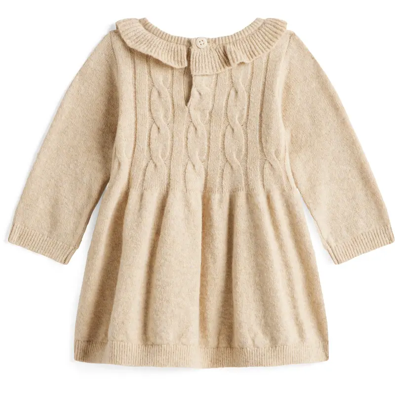Tommy Hilfiger Malted Milk Heather Cable Sweater Kjole Ls 2