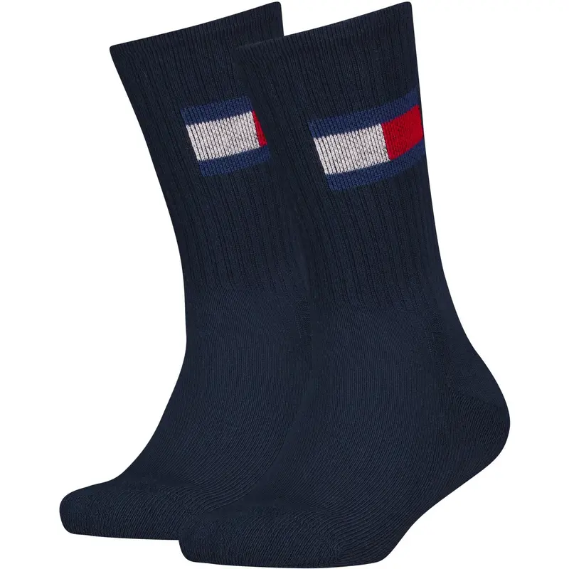 Tommy Hilfiger Navy Th Kids Strømpe 2P Flag 1