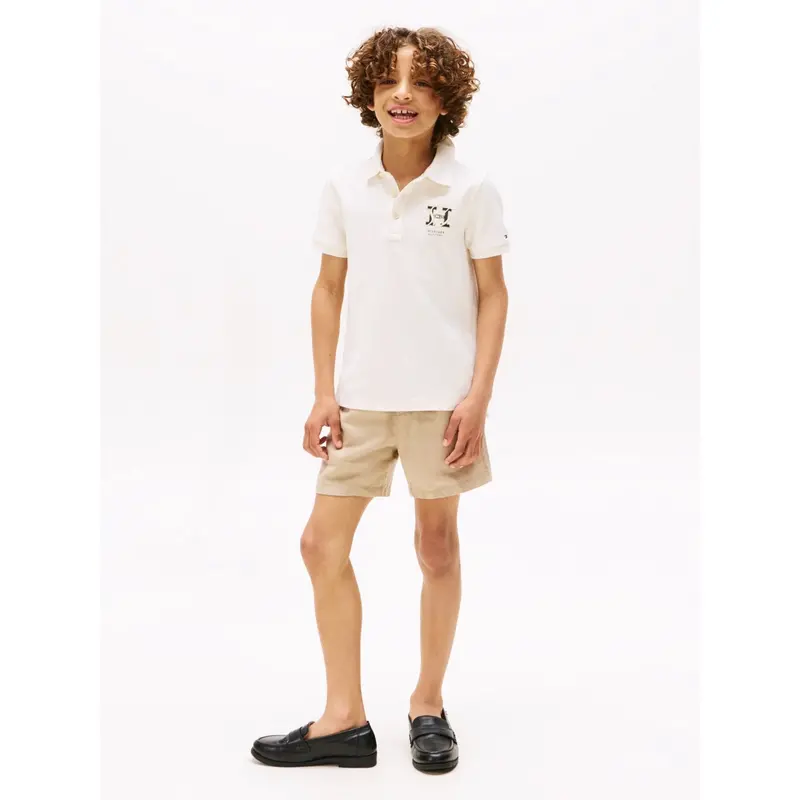 Tommy Hilfiger Sandalwood Hør Viscose Shorts 2