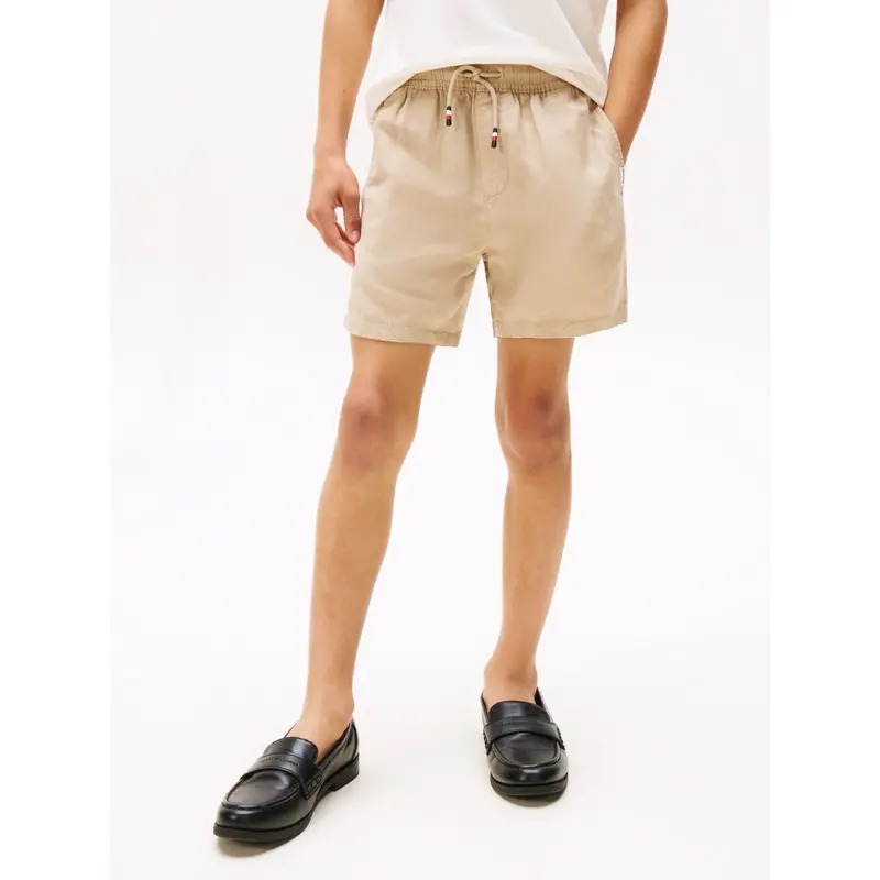 Tommy Hilfiger Sandalwood Hør Viscose Shorts 3