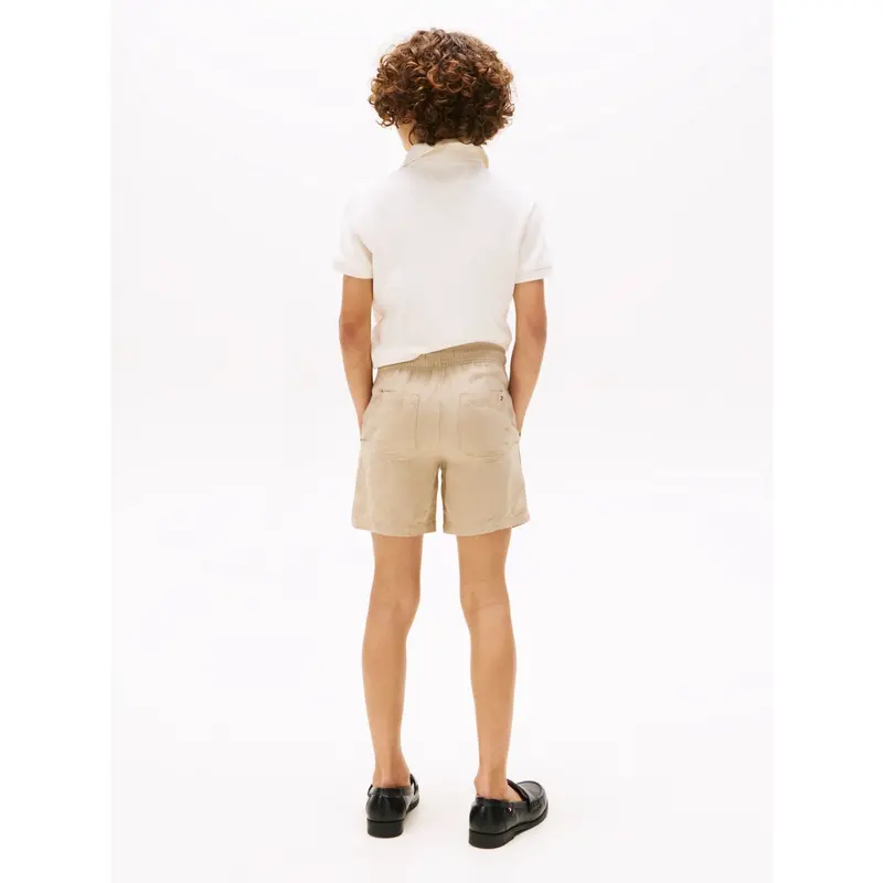 Tommy Hilfiger Sandalwood Hør Viscose Shorts 4