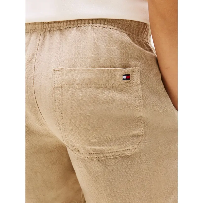 Tommy Hilfiger Sandalwood Hør Viscose Shorts 5