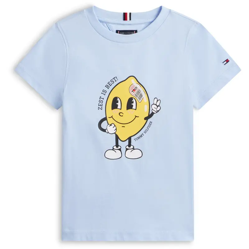 Tommy Hilfiger Sweet Blue Lb Fun Print Graphic T-Shirt 1