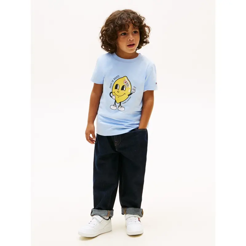 Tommy Hilfiger Sweet Blue Lb Fun Print Graphic T-Shirt 2