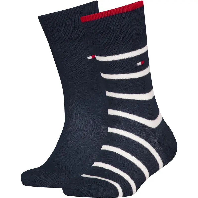 Tommy Hilfiger Tommy Original Th Kids Strømpe 2P Breton Stripe 1