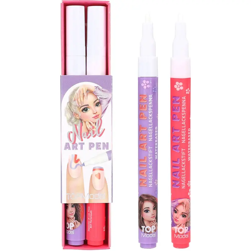 Topmodel Beauty And Me Neglelak Pen Sæt Pink & Purple 1