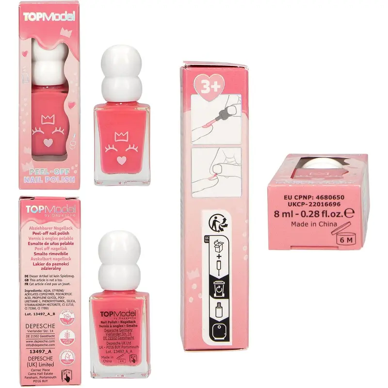 Topmodel Beauty And Me Neglelak Pink 1