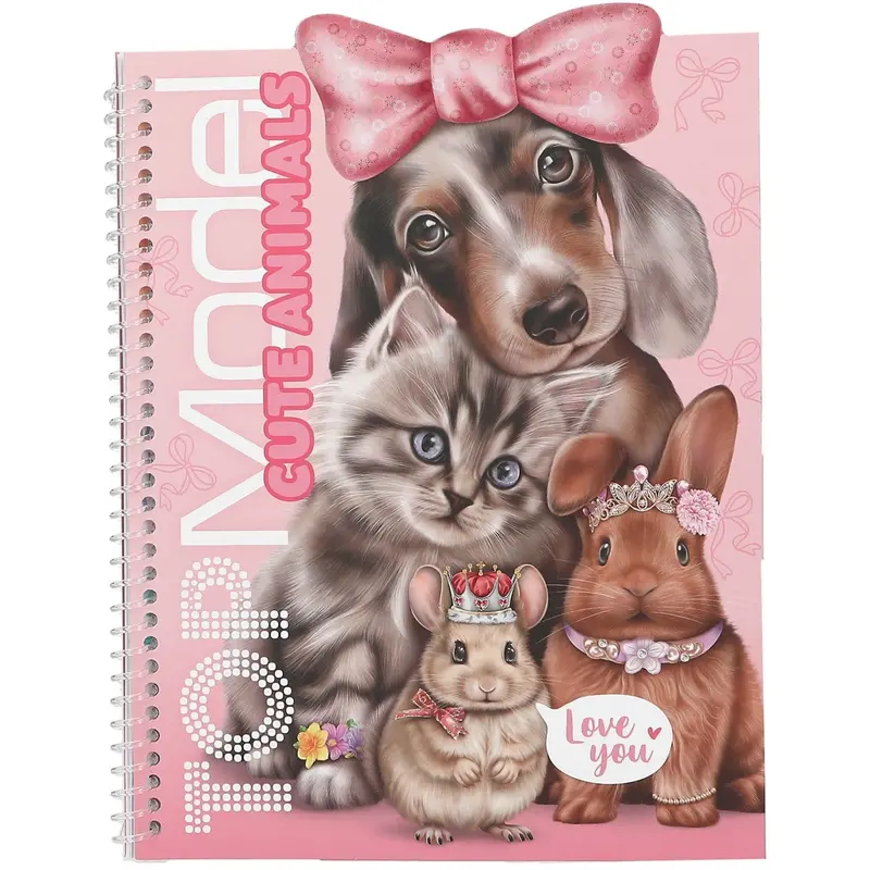 Topmodel Cute Animals Dress Me Up Klistermærke Bog 1