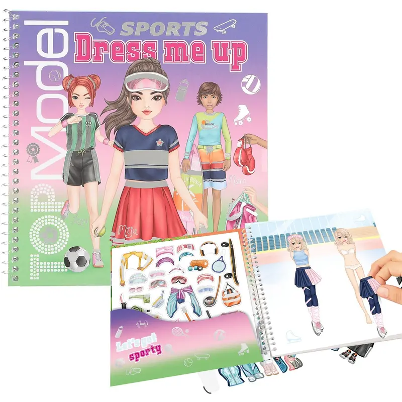Topmodel Dress Me Up Sport Stickerbog 1