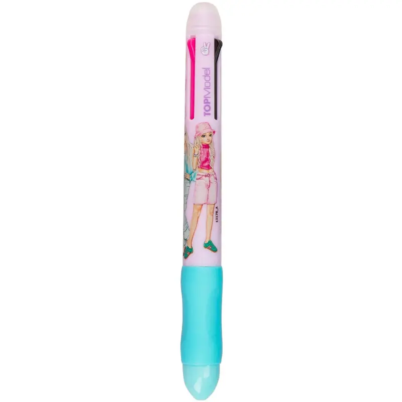 Topmodel Erasable Gel Pen 4 Farver Blue 1