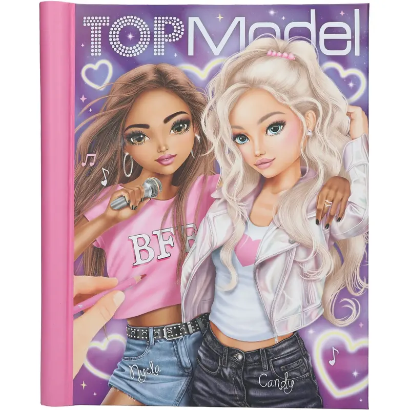 Topmodel My Bff Malebog Med Led Og Lyd 1