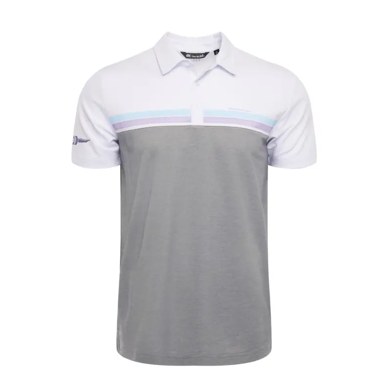 Travismathew Wing And Wheel First Timer Colorblock Polo 1