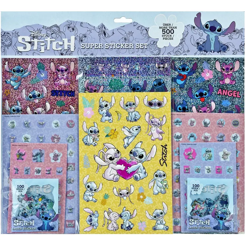 Undercover Disney Stitch Mega Sæt Klistermærker 1
