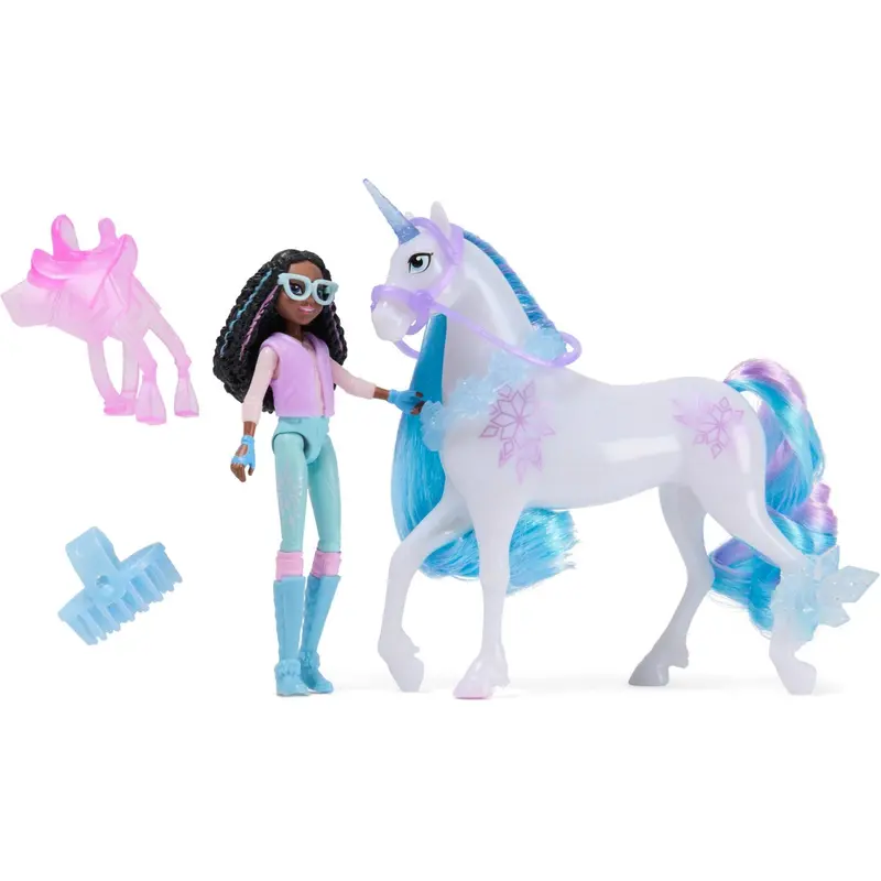 Unicorn Academy Uca Dukke & Enhjørning V2 Layla & Glacier 2