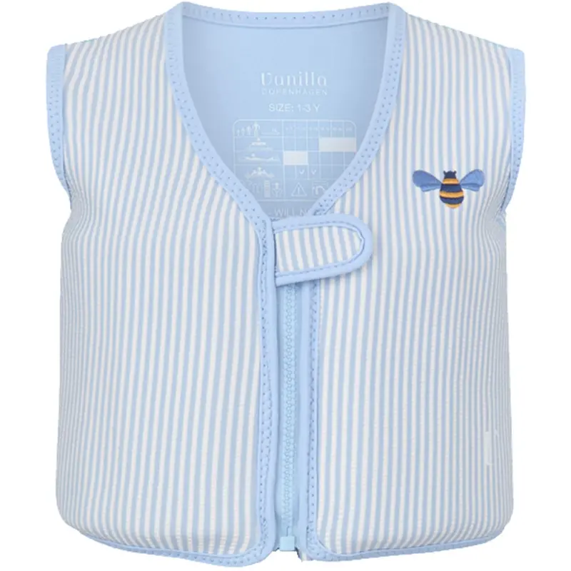 Vanilla Copenhagen Blue Honeybee Svømmevest Neoprene Seersucker 1