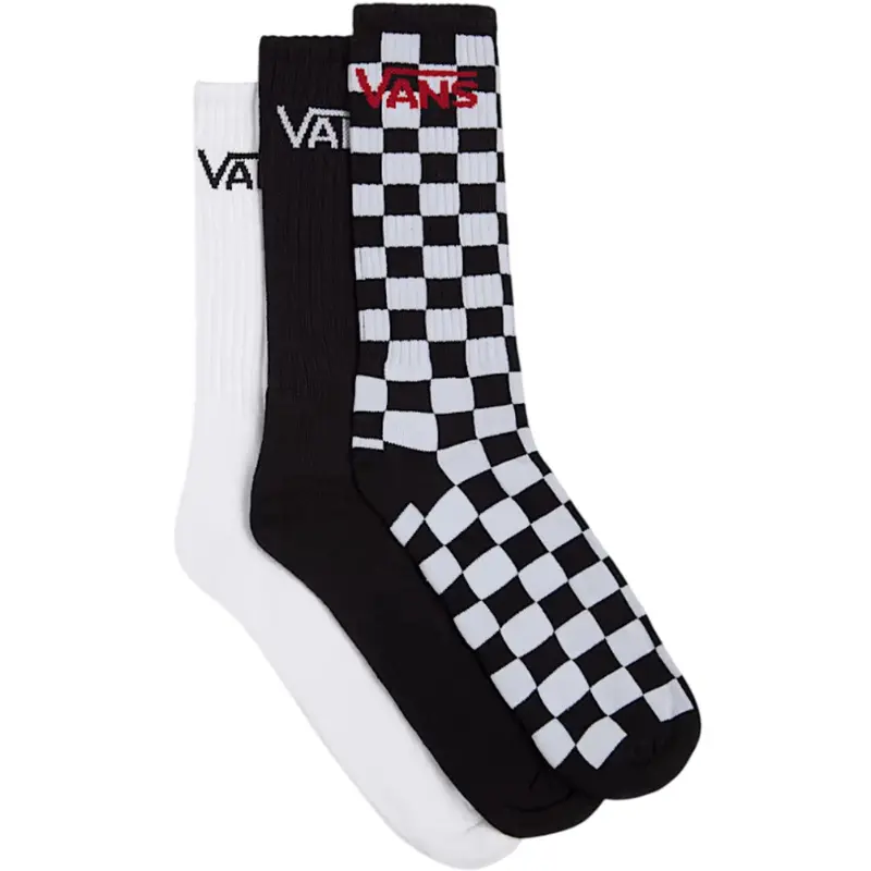 Vans Black/White Classic Strømper 3-Pak 1