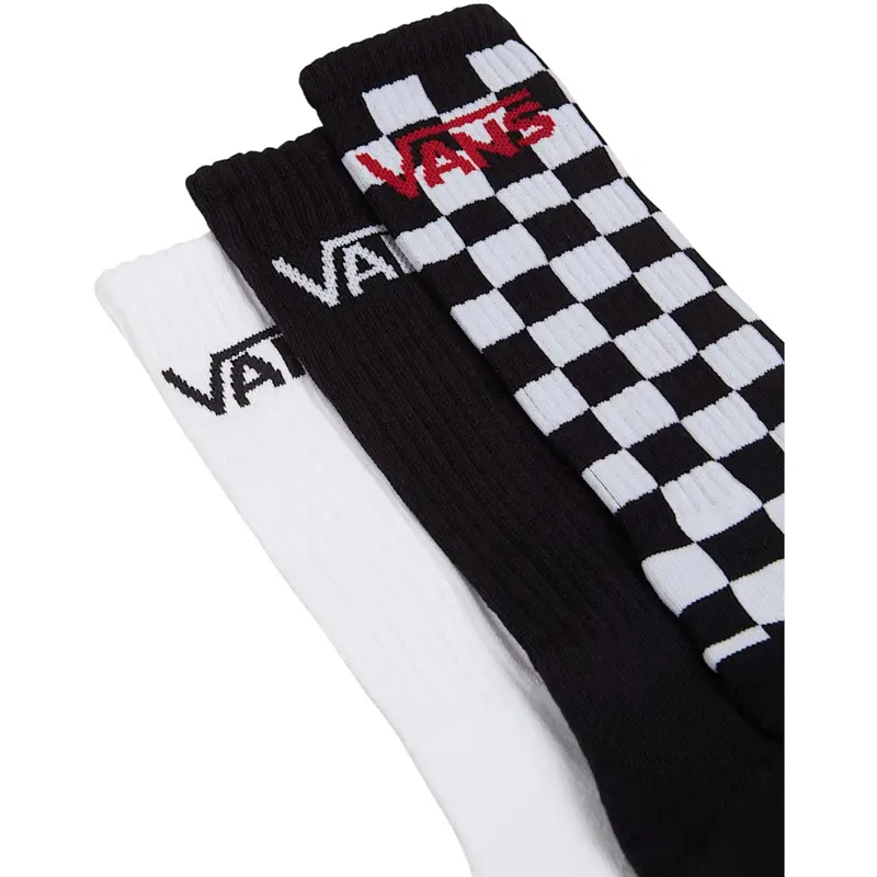 Vans Black/White Classic Strømper 3-Pak 2