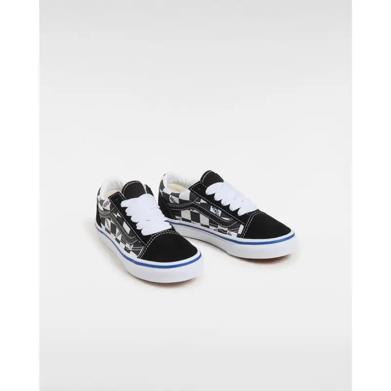 Vans Check/White Old Skool Logo 3
