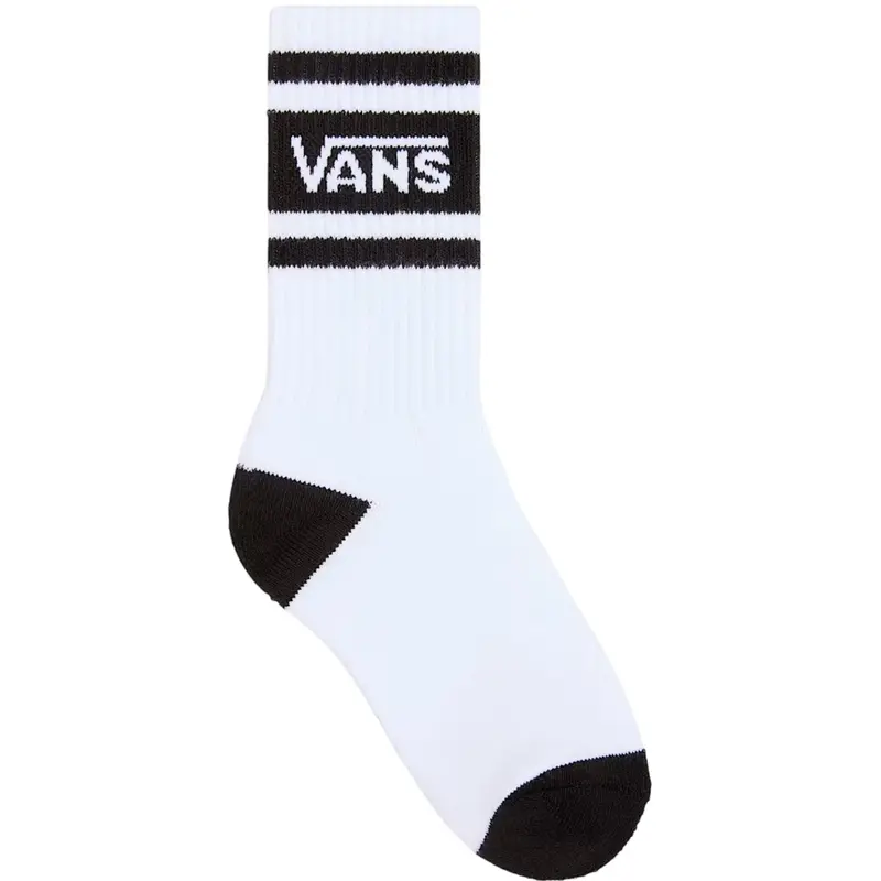 Vans White/Black Drop V Logo Crew Strømper 1