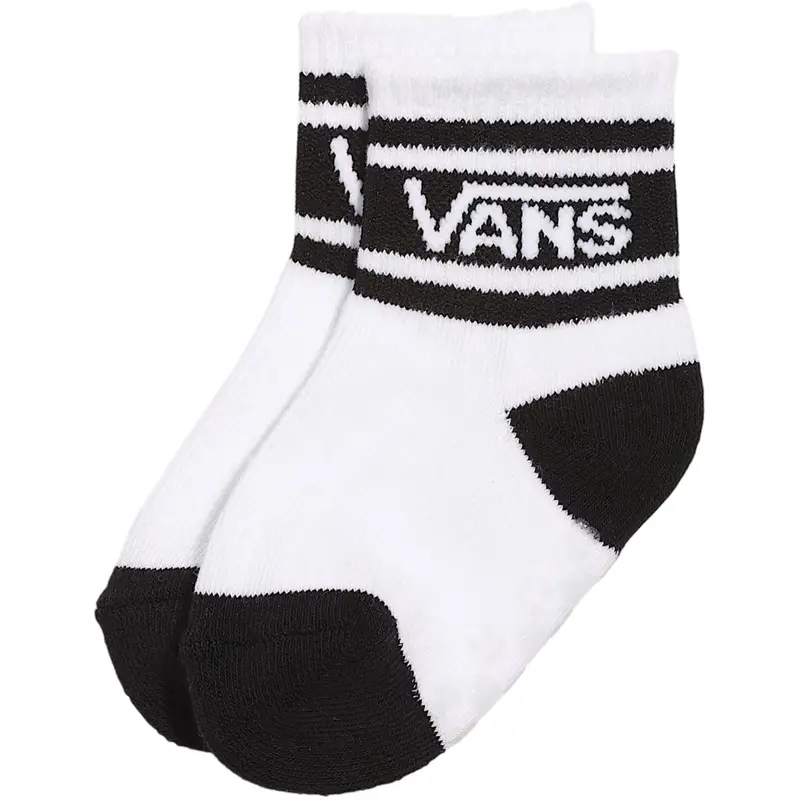 Vans White/Black It Drop V Crew Toddler Strømper 1