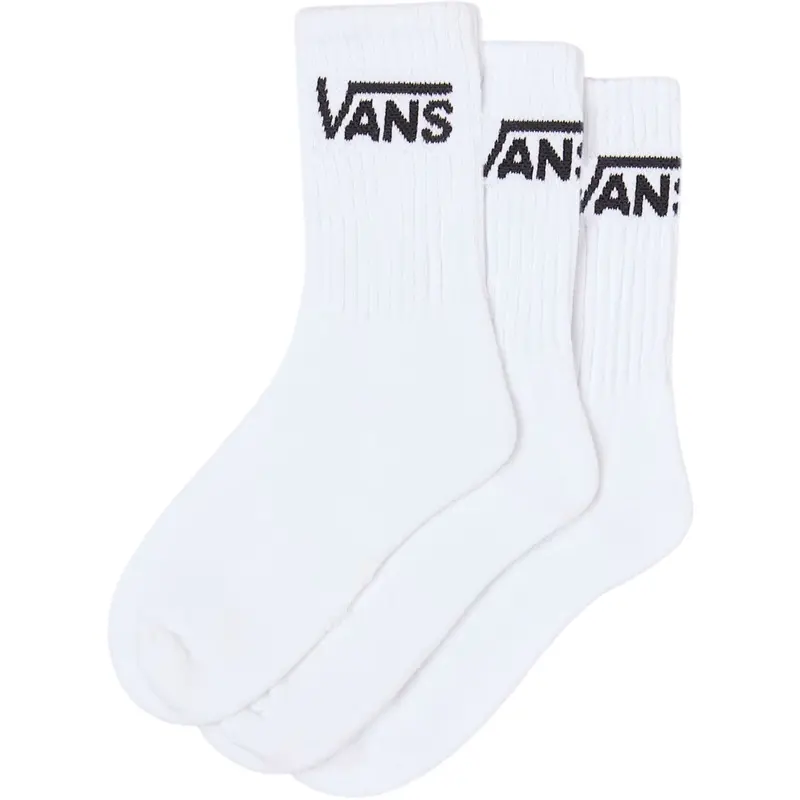 Vans White Classic Crew Strømper 3-Pak 1