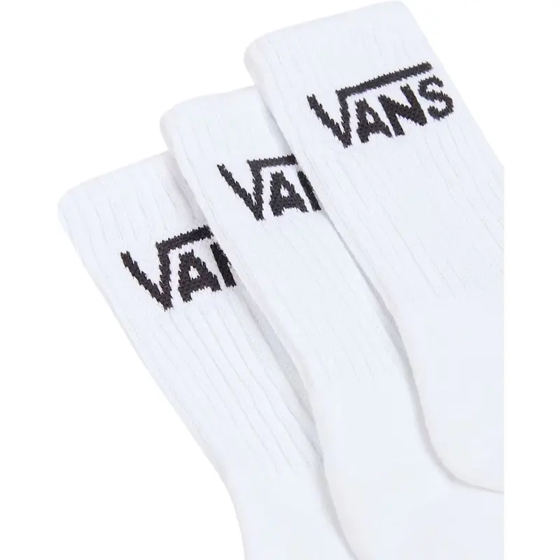 Vans White Classic Crew Strømper 3-Pak 2