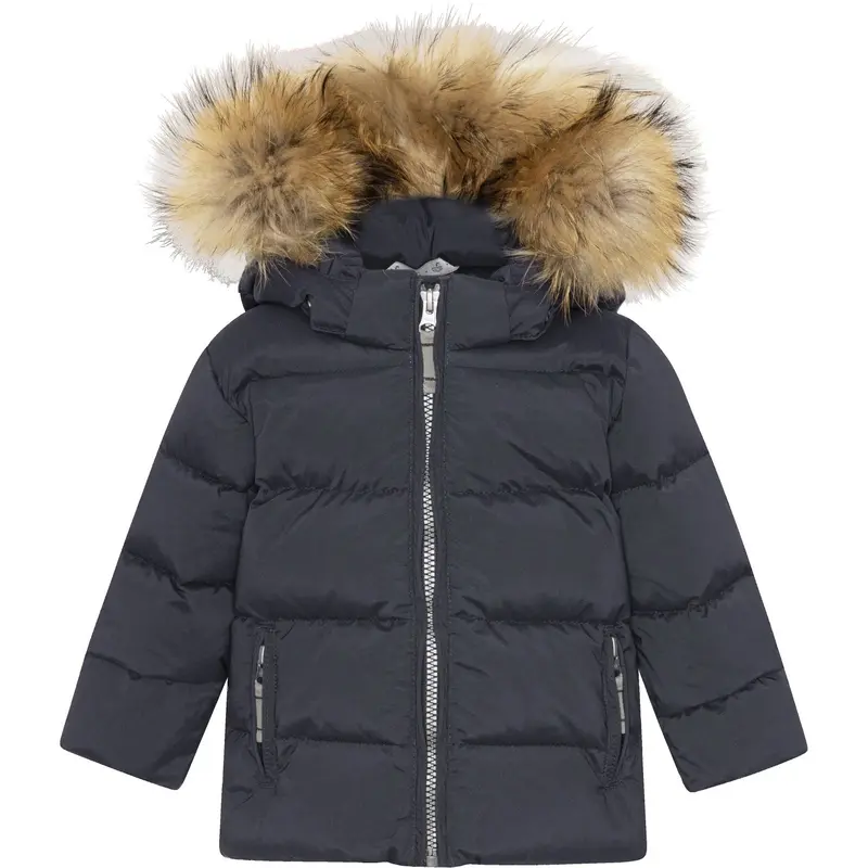 Ver De Terre 600 Navy Baby Dunjakke W/Fur 1