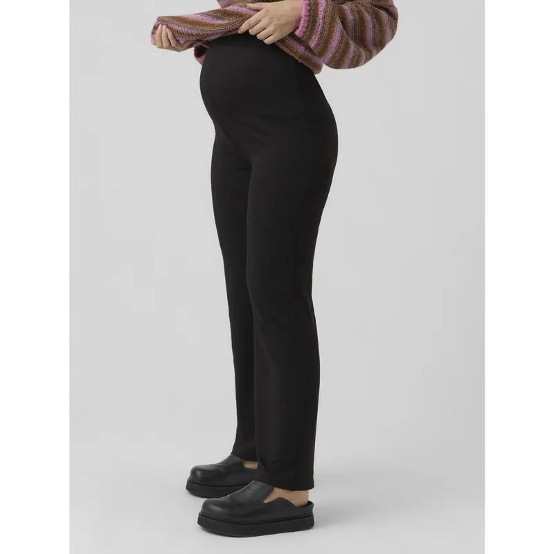 Vero Moda Maternity Black Vmmella Wide Flared Bukser Jrs Noos 3