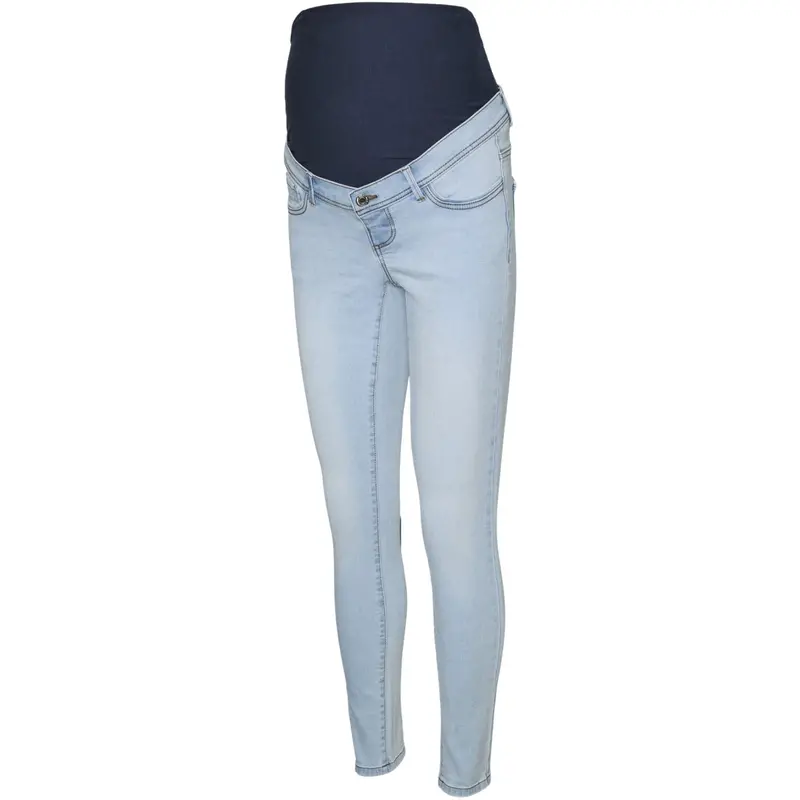 Vero Moda Maternity Light Blue Denim Vmmtanya S Piping Jeans Vi352 Ga Noos "32 1