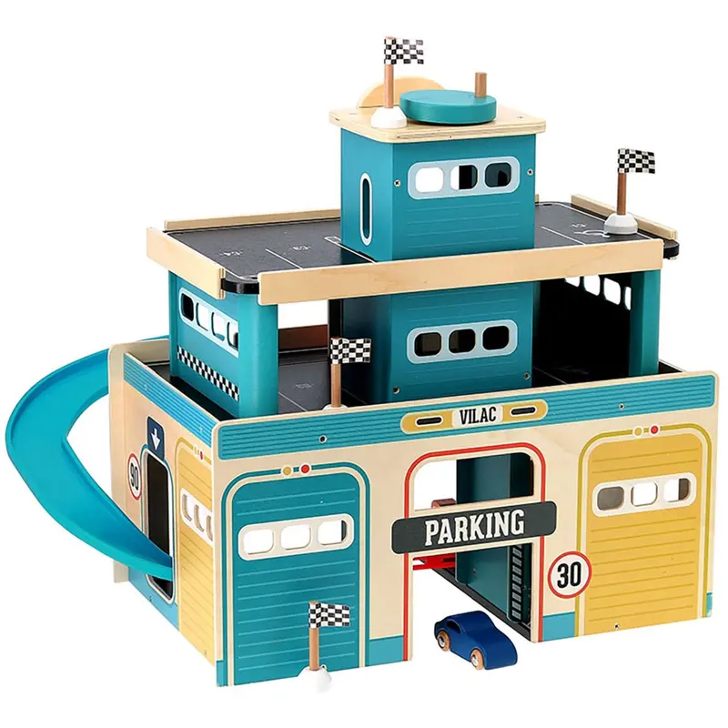 Vilac Vilacity Vintage Parkeringshus 1