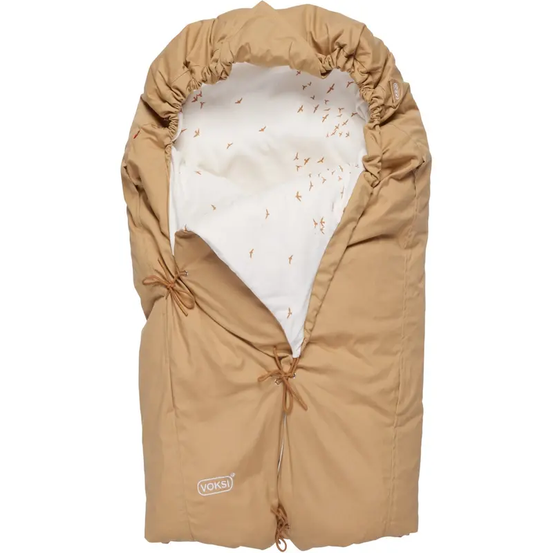 Voksi® Classic+ Mini Kørepose Warm Beige Flying Inkl.  Black Classic+ Carrying Board Mini 1