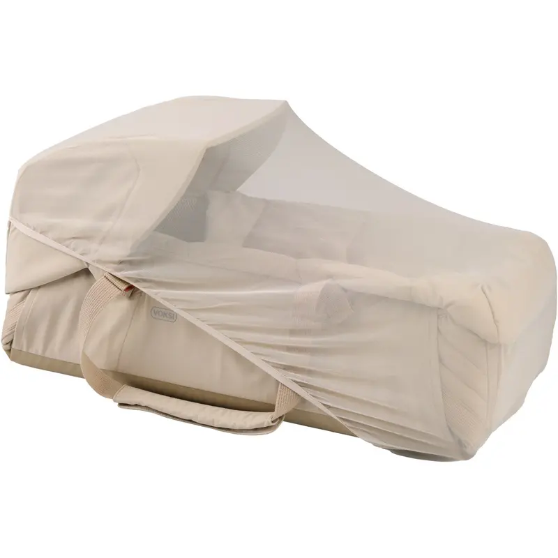 Voksi® Seashell Sand Leaf Carry Me Inklusiv Solskærm Og Myggenet Bundle 1